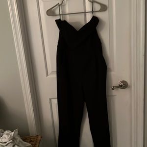 NWT Size12 strapless black Express jumpsuit